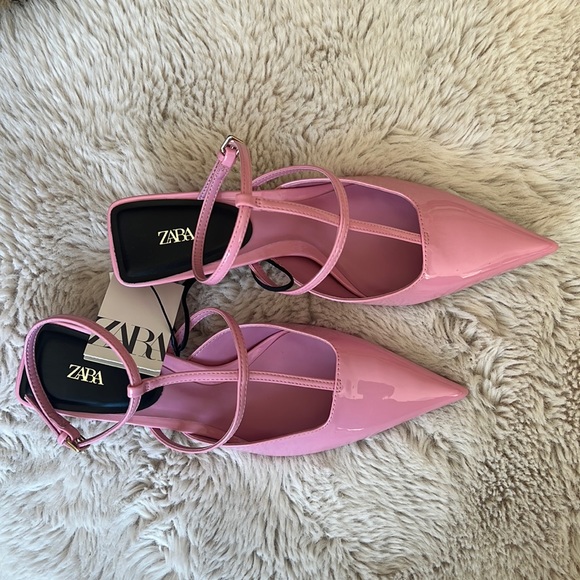 Zara Shoes New With Tags Barbie Pink Kitten Heels Poshmark